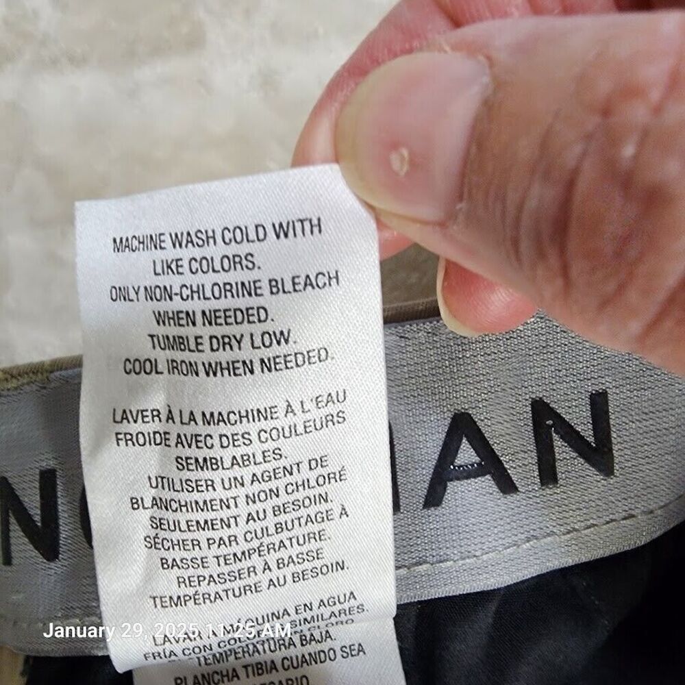 Attack Life Greg Norman Mens 34 30 Dusty Willow Tan Moisture Wicking Dress Pants - Picture 7 of 12